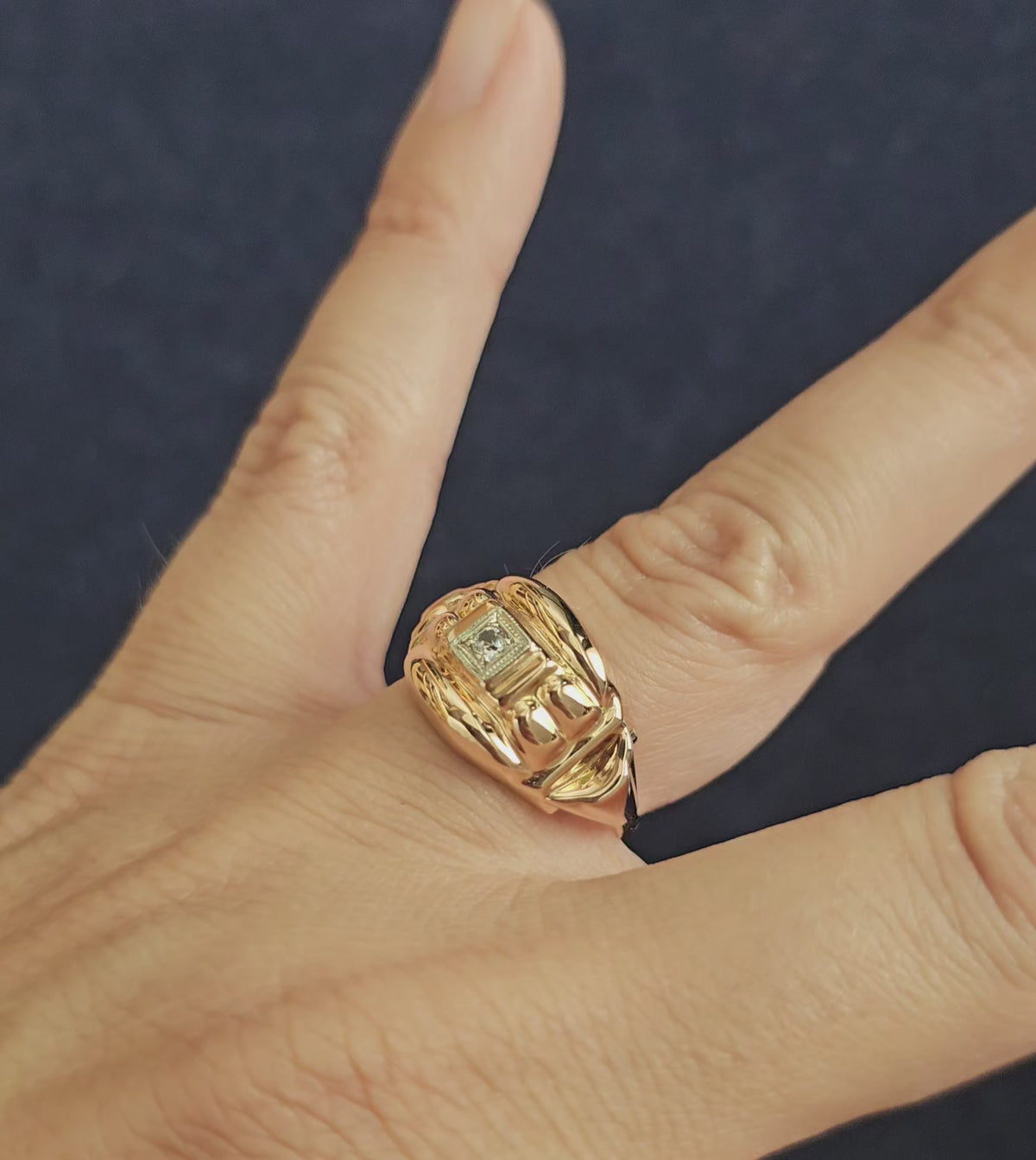 Bague ancienne Or rose