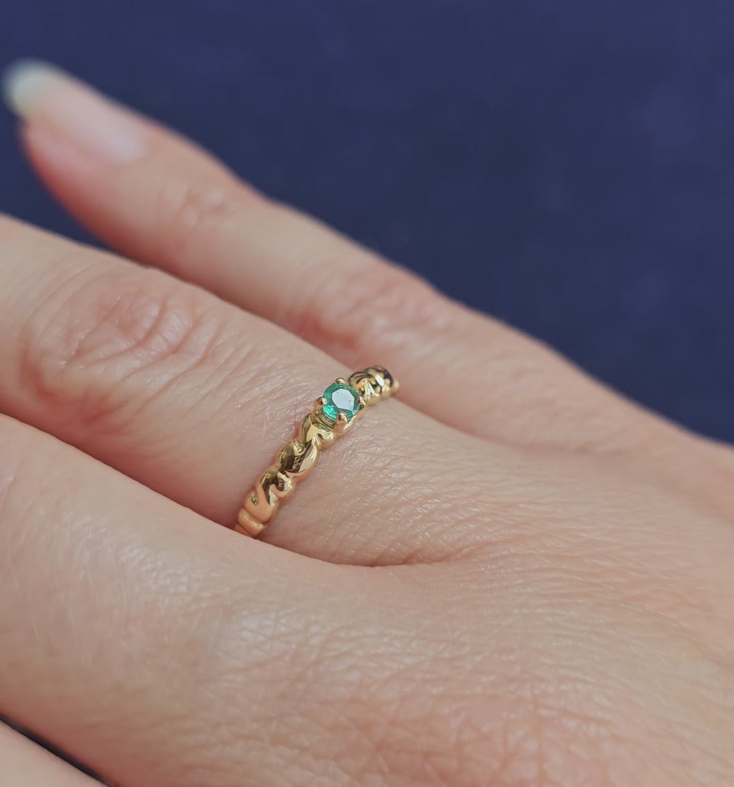 Bague Émeraude Or jaune