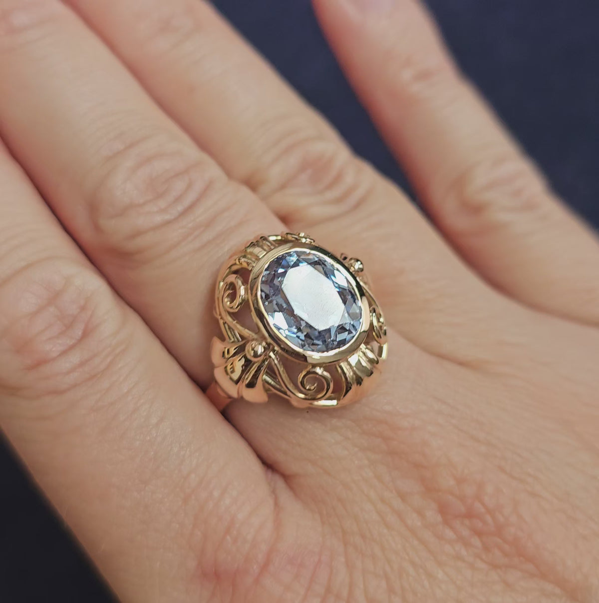 Bague cocktail Spinelle Verneuil
