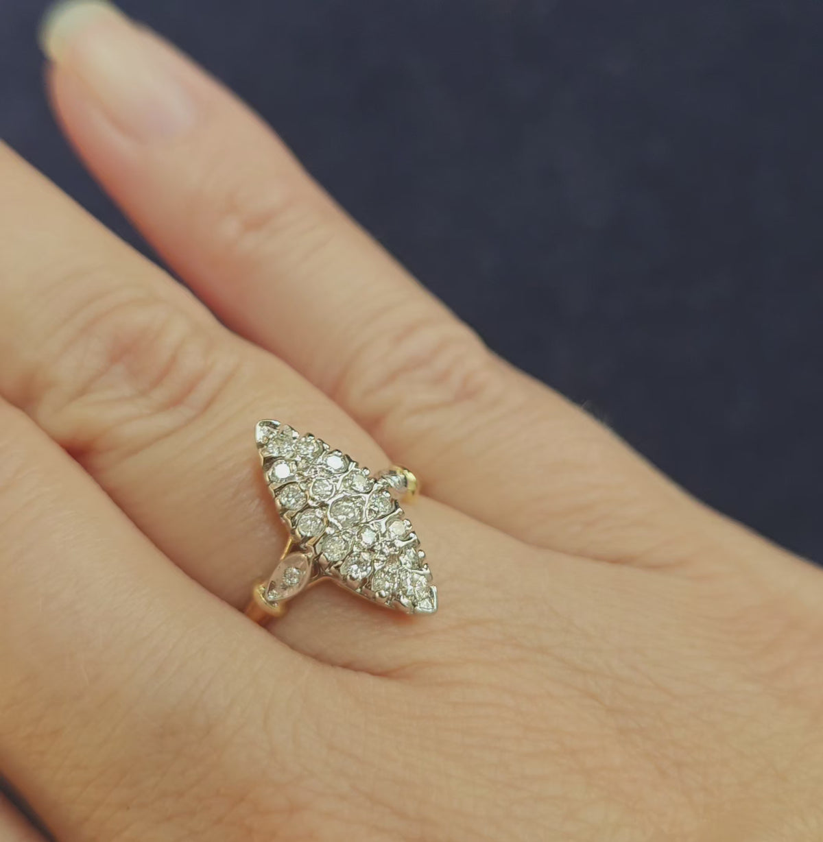 Bague marquise Diamants